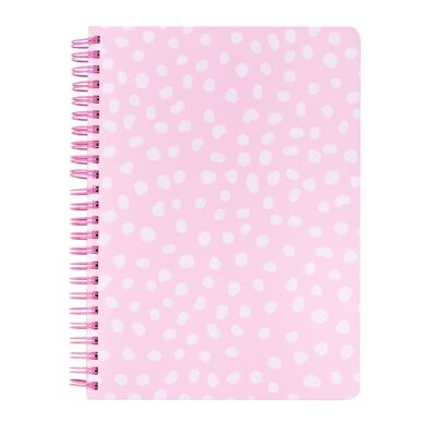 Mini carnet, point rose