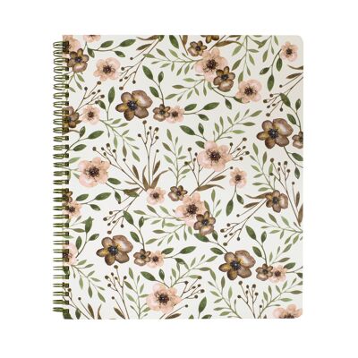 Cuaderno grande, Woodland Floral