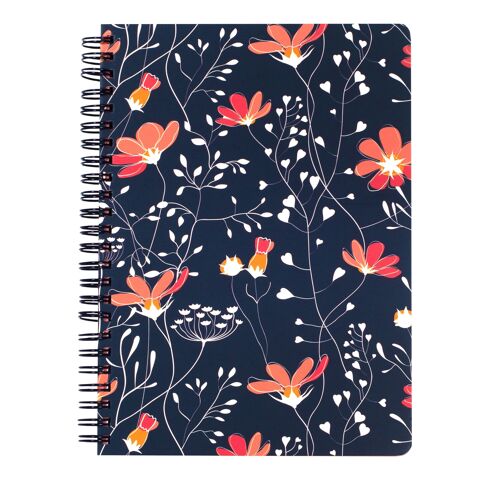 Mini Notebook, Floral Vines