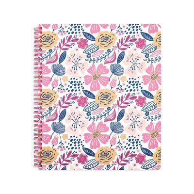 Large Notebook, Mosaic Floral