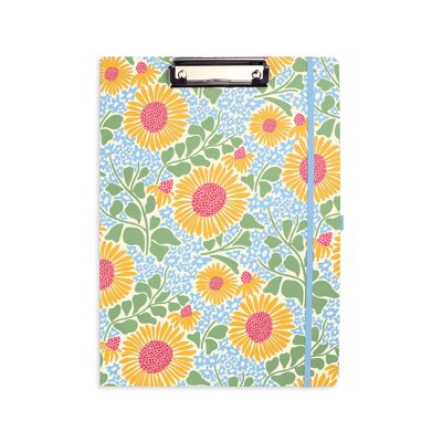 Clipboard Folio, Sunflowers