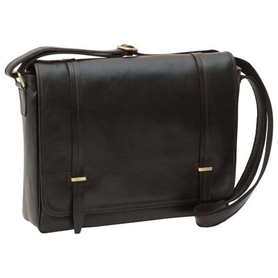 Messenger with magnetic closure. Black