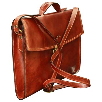 Sac de bureau en cuir. marron 5