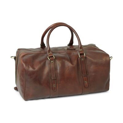 Sac de voyage en cuir - marron