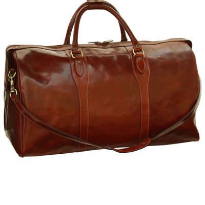 Sac de voyage week-end. marron