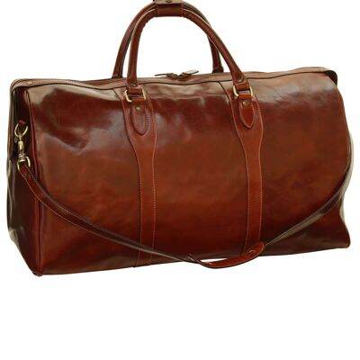 Weekend travel bag. Brown