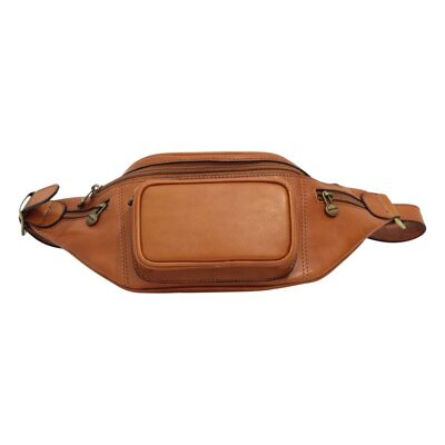 Colonial leather pouch
