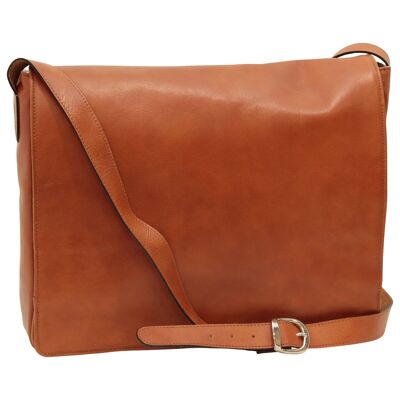 Leather messenger - Colonial