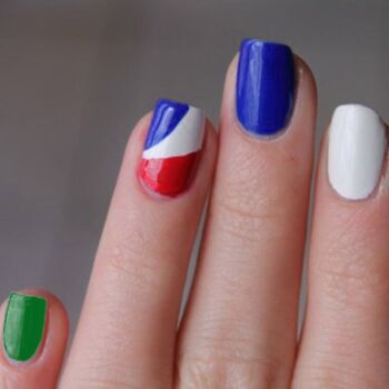 COFFRET 4 VERNIS A ONGLES SUPPORTER NATIONS DRAPEAUX JEUX OLYMPIQUES PARIS 2024 3