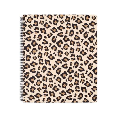 Cuaderno grande, leopardo