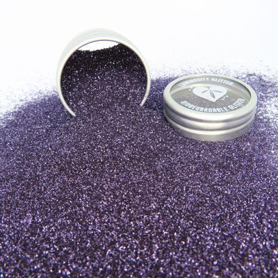 Glitter ecologici pioggia viola - fini