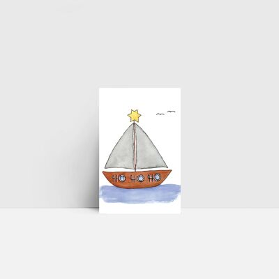 Mini map, sailboat Ho Ho Ho