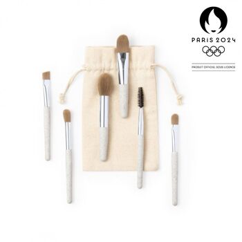 SET DE 6 PINCEAUX A MAQUILLAGE JEUX OLYMPIQUES PARIS 2024 2