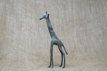 Girafe en bronze - Tchad 20cm.2 1