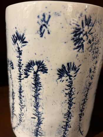 Vase Fynbos bleu cobal 2