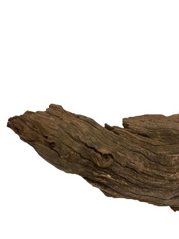 Poisson sculpté à la main en bois flotté - (1306) 2