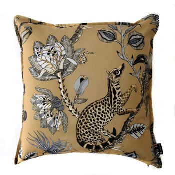 Ardmore - Housse de coussin d'extérieur dorée Camp Critters 1