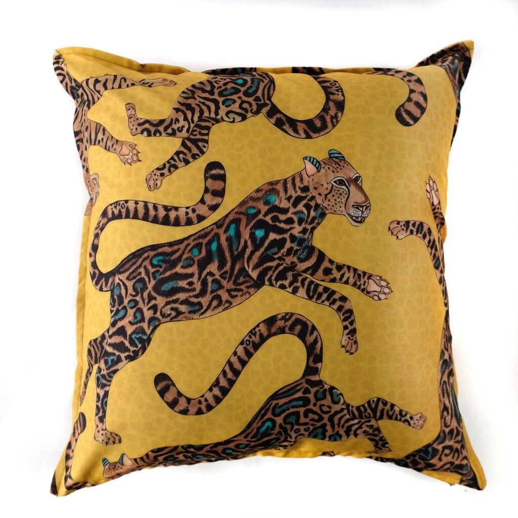 Ardmore - Housse de coussin d'extérieur Cheetah King Gold