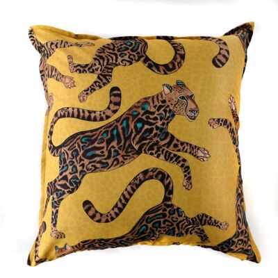 Ardmore - Fodera per cuscino da esterno Cheetah King Gold