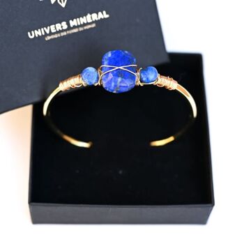 Bracelet jonc Lapis Lazuli 2