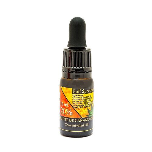 ACEITE CAÑAMO 10 ML - CBD 20%