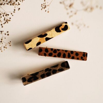 Women's leopard barrette
