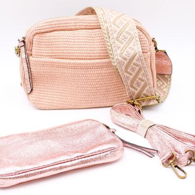 Small braided bag from the Mandoline collection