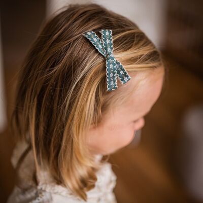 Blue barrette set