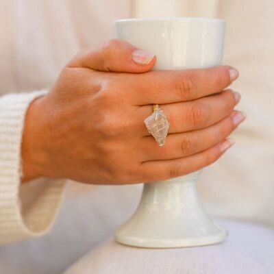 Ring „Magicienne“ aus Bergkristall