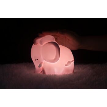 Veilleuse silicone souple (rechargeable) l'éléphante - DHINK 7