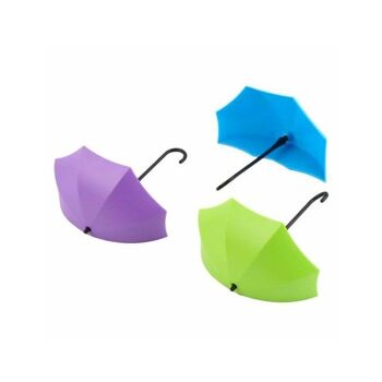 Pack de 6 Parapluies Vide Poche et Porte-Clés avec Fixation Murale 8