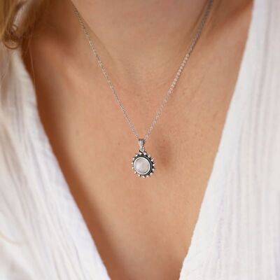 Moonstone women's necklace