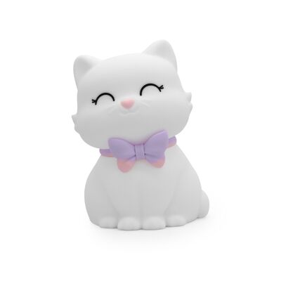 Veilleuse silicone souple (rechargeable) la chatte - DHINK