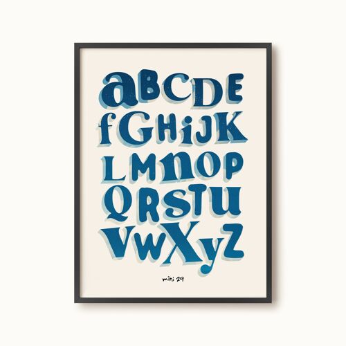 Affiche Alphabet