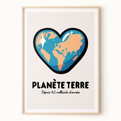 Affiche Planète Terre