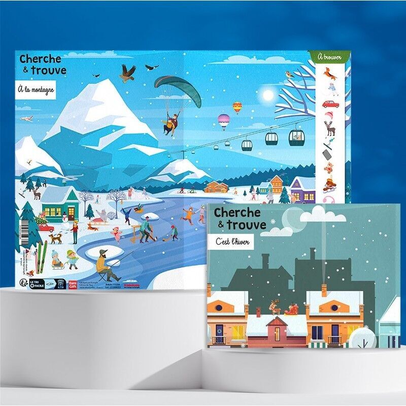 DOPPELPOSTER SEEK AND FIND - WINTER - MIF