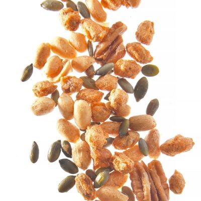 BULK: Mexicana-Mischung aus Erdnüssen und gewürzten Nüssen – 4-kg-Eimer