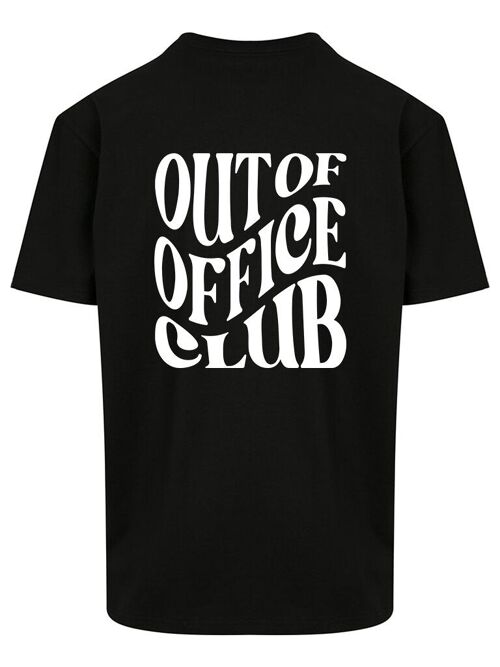 Oversized T-shirt Out Of Office Back