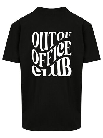 T-shirt oversize Out Of Office Retour 1