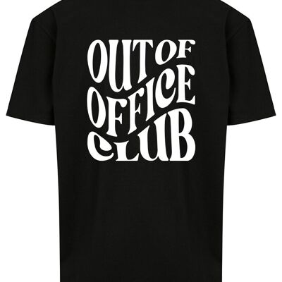 Oversized T-shirt Out Of Office Back