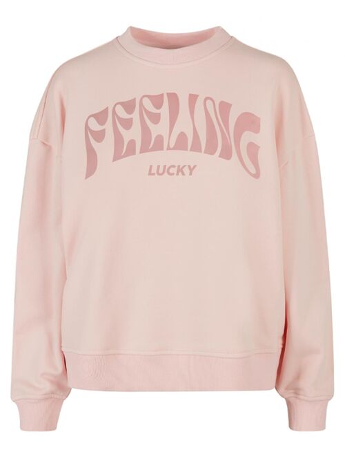 Limited Sweater Boxy Feeling Lucky Peach Velvet