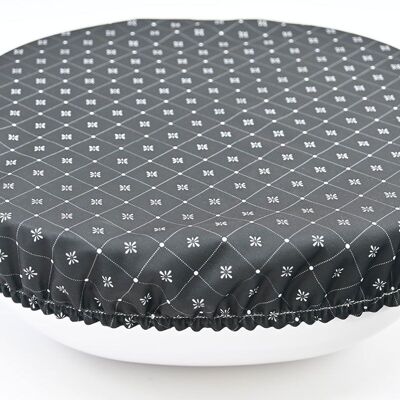 2 Salad bowl cover - fabric dish cover 24 to 30 cm (M) - Carreaux d'Antan