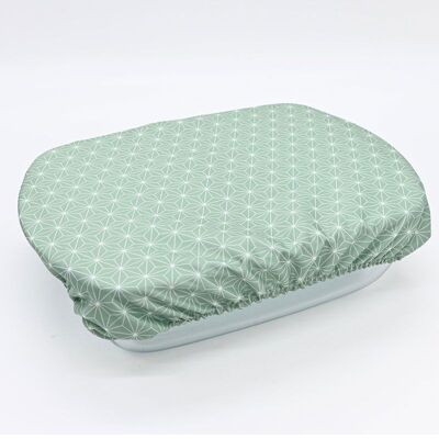 1 fabric dish cover – Gratin dish (L) – 21-28 cm – Asanoha Almond