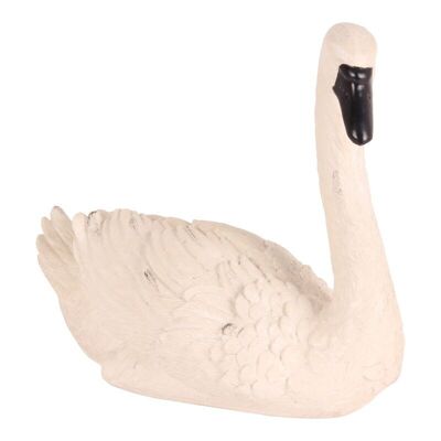 higo. Cisne resina 27 cm