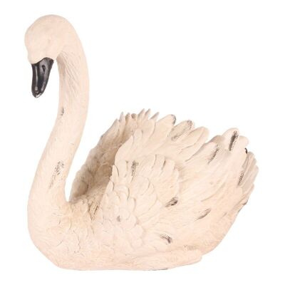 higo. Cisne resina 31 cm