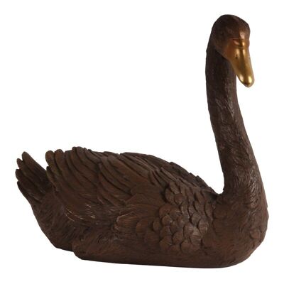 higo. Cisne resina 31 cm b