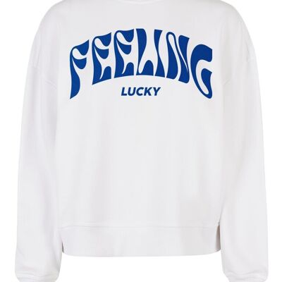 Limitierter Pullover Boxy Feeling Lucky Velvet