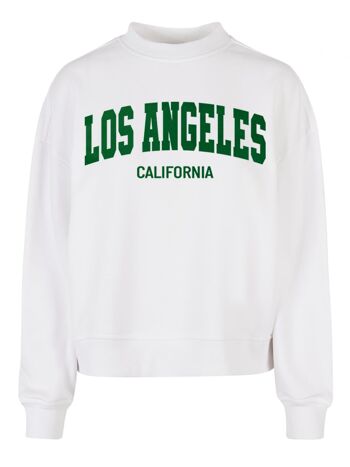 Pull Limited Boxy Los Angeles Velours Vert 2