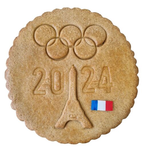 Biscuits à thème: LE BROYE " JO 2024 "