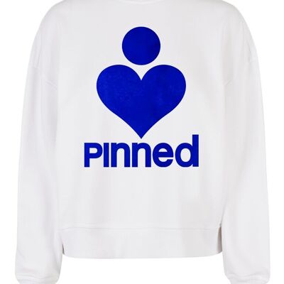 Limited Sweater Boxy PiNNED Cobalt Velvet
